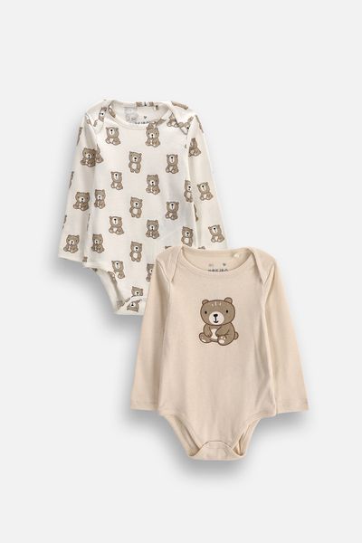 MOKIDA WEAR MOKIDA WEAR Body pentru bebeluși cu mânecă lungă măsură 98 culoare multicolor pentru băieți