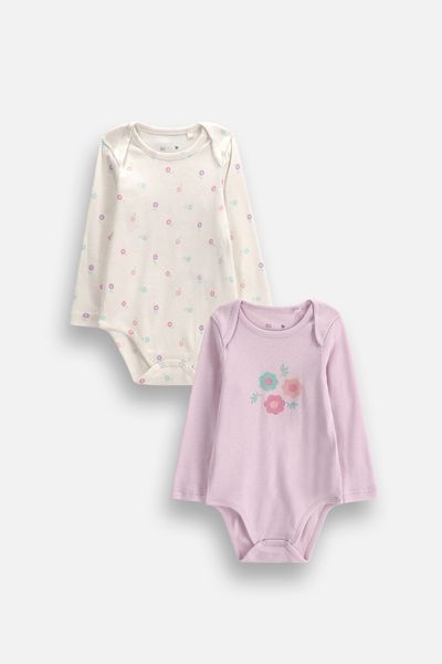 MOKIDA WEAR MOKIDA WEAR Body pentru bebeluși cu mânecă lungă măsură 98 culoare multicolor pentru fete