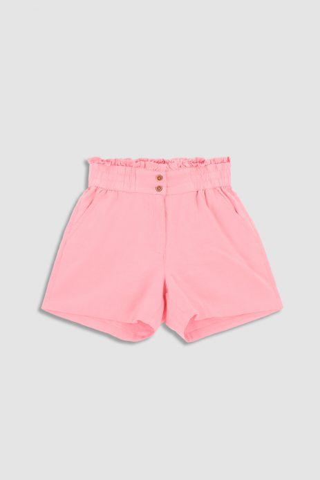Pantaloni scurți roz simplu 2