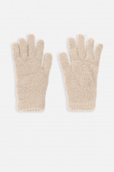 Mănuși pentru fete, cu 5 degete, tricotat 2
