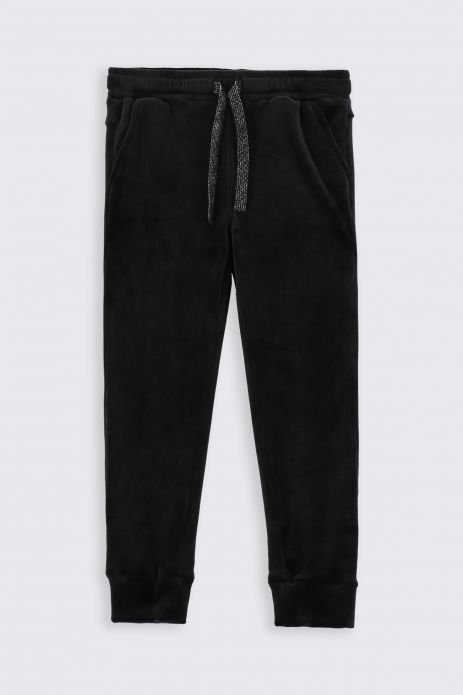 Pantaloni de trening negru cu buzunare
