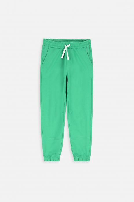 Pantaloni de trening verde, cu buzunare, model SLIM 2