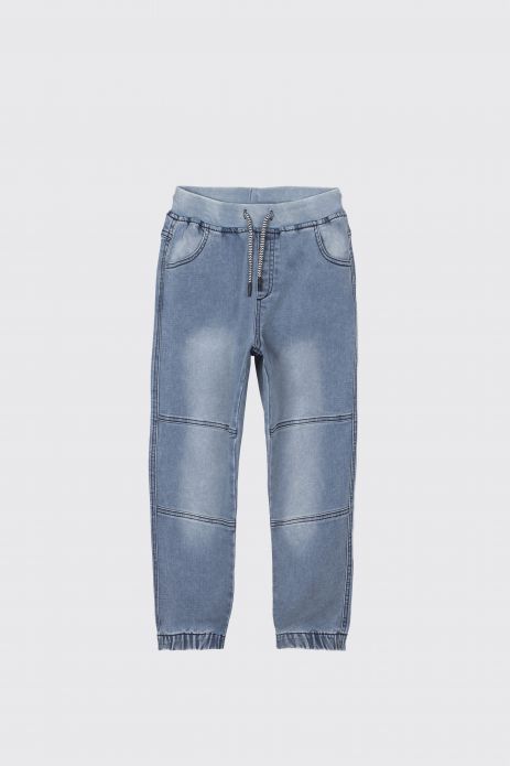 Pantaloni denim albastrue JOGGERY, model REGULAR 2