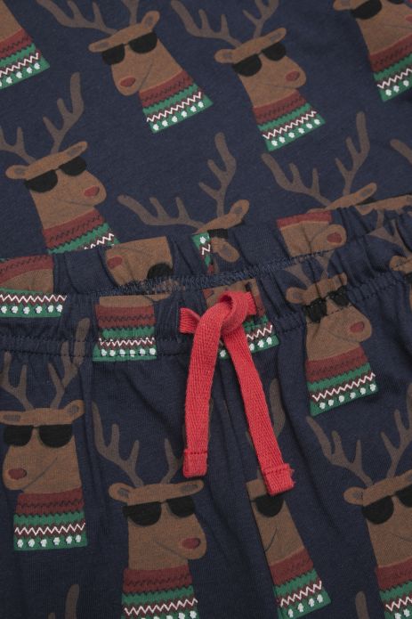 Pijama pentru băieți crăciun cu mâneci lungi 2